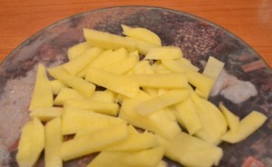 Как сделать испанский омлет - картофель