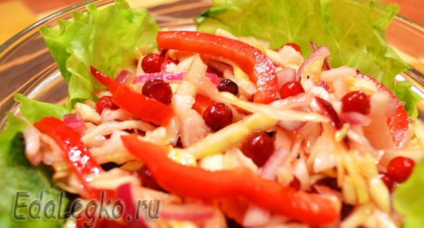 18 лучших ПП салатов с капустой ➝ диетические рецепты