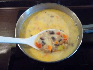 грибной крем суп - готово