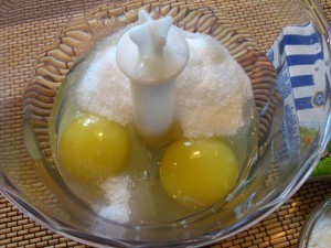 клафути - яйца и сахар