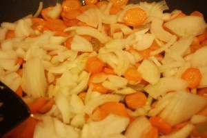 рецепт закуски из кабачков - морковь и лук