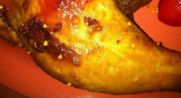 Курица запеченная в духовке в медовом соусе