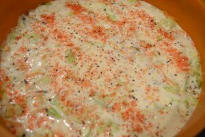 капустный пирог - в форме