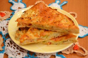 капустный пирог - порция