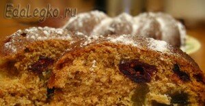 Кекс с изюмом медово-овсяный