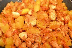 кабачки с курицей - готово