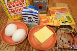 рецепт маффинов кофе и шоколад - продукты