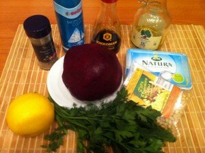 салат вареная свекла продукты