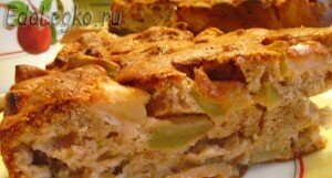 Простая шарлотка. Рецепт яблочной шарлотки.