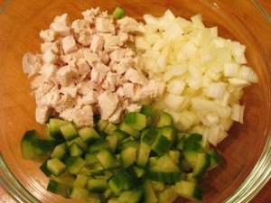 салат с сельдереем и курицей - компоненты