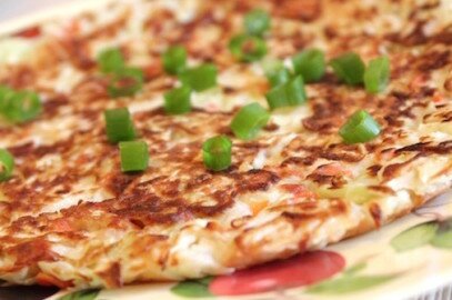 Омлет с капустой